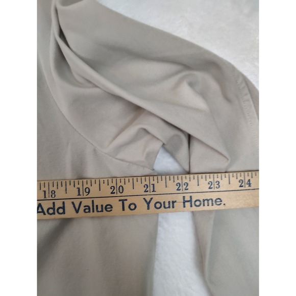 Eileen Fisher Button Front Coat Collared Jacket Tan Neutral Size M - Picture 5 of 9